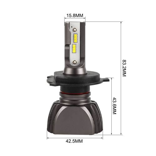 Светодиодные лампы Carex Slim Bright K3/H4 4000 Lm Светодиодные лампы Carex Slim Bright K3/H4 4000 Lm